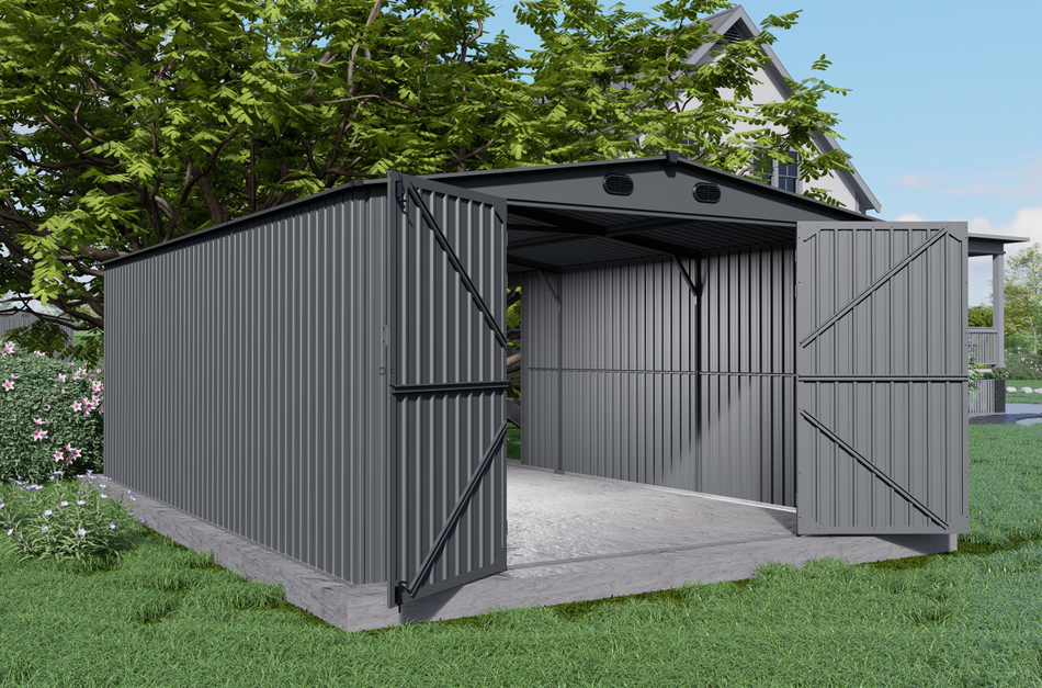 Garaż/Schowek o konstrukcji stalowej