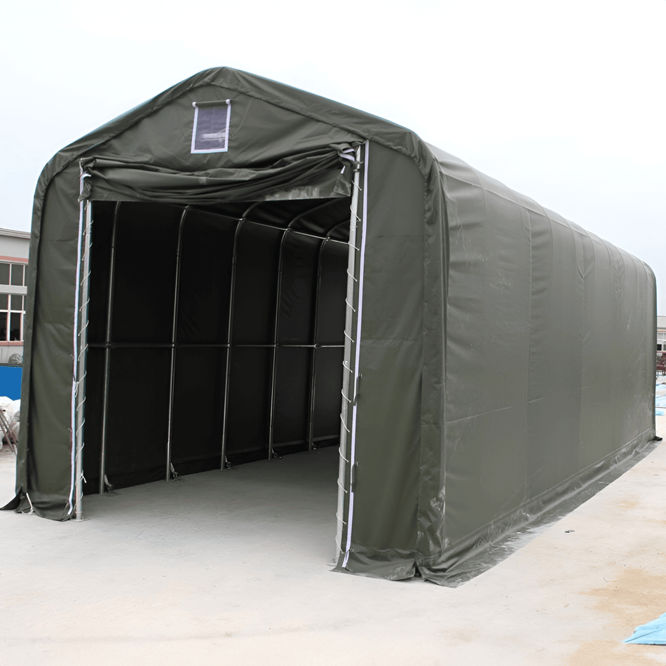 Garaż plandekowy / wiata mobilna (5.5x15m)