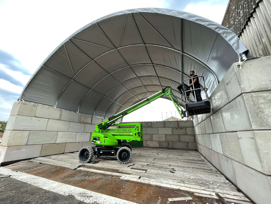 10x12m Konténer Sátor 40 Lábas Konténerhez