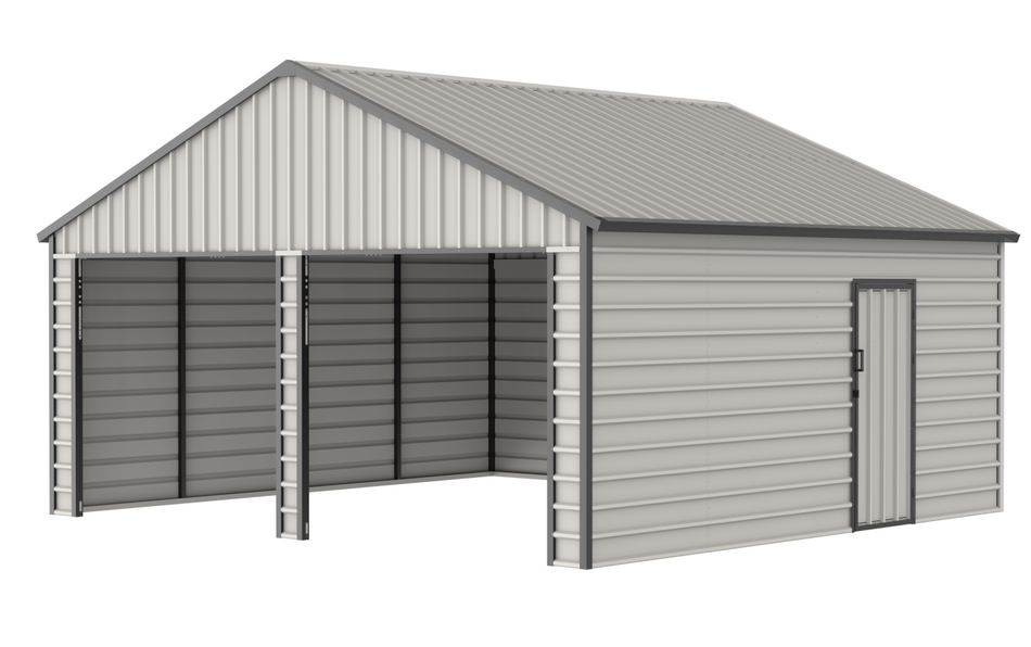 Garaż / Schowek o konstrukcji stalowej (630 × 580 × 376 cm)