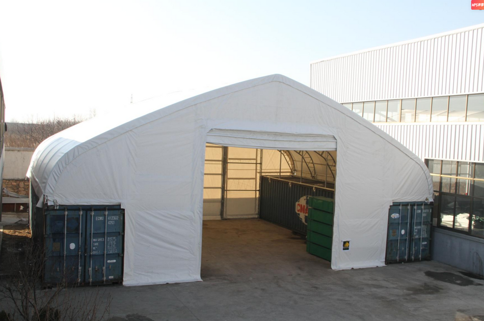 Namiot kontenerowy 15x12 do kontenera 40 stopowego- podwójne żelazo